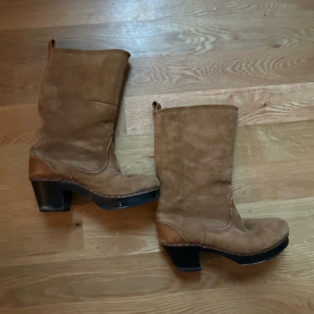 Clog Shearling Boots